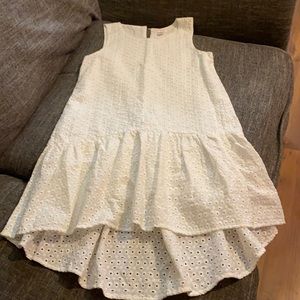Girls white dress from cat & jack size medium 7/8
